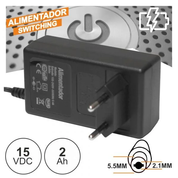 Alimentador Switching 15v 2a