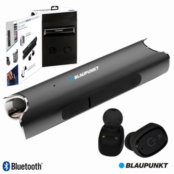 Blaupunkt Auscultadores Bluetooth V4.2 Bat BLP4710-005.532 Black
