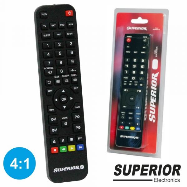Superior Telecomando Universal Programável 4:1SUPERIOR