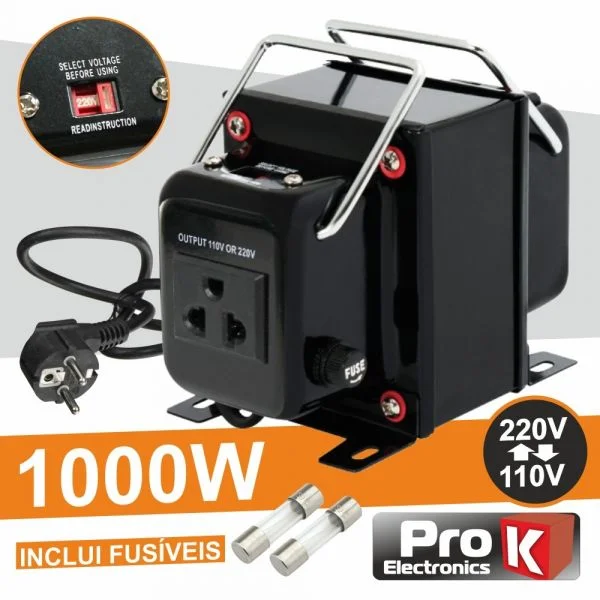ProK Electronics Conversor 110V/220V - 220V/110V 1000W