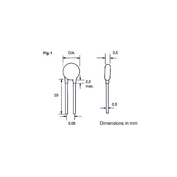 Condensador Cerâmico 12nF - C12N0