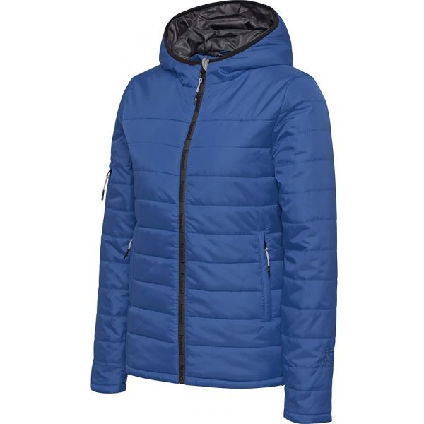 Hummel Casaco com Capuz North Quilted Hood Woman 206688-7045 XL Azul