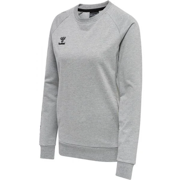 Hummel Hmlmove Grid Cot. Sweatshirt Woman 214789-2006 L Cinzento