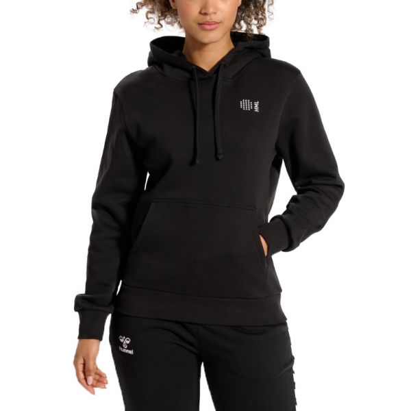 Hummel Sweatshirt com Capuz Hmlcourt Cotton Hoodie Woman 219155-2001 XS Preto