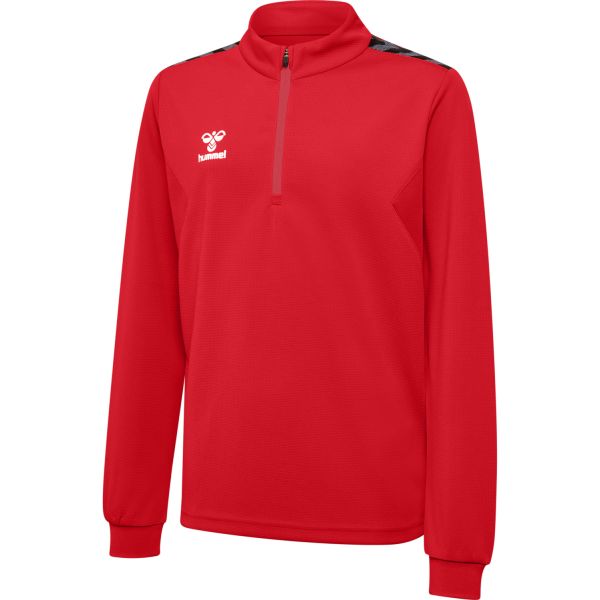 Hummel Sweatshirt Hmlauthentic Half Zip Sweat 219974-3062 152 Vermelho