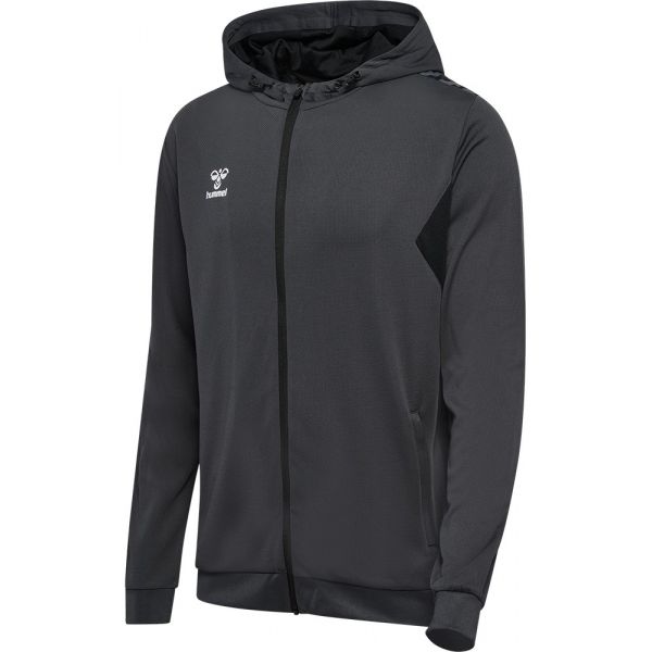 Hummel Sweatshirt com Capuz Hmlauthentic Pl Zip Hoodie 219979-1525 S Cinzento