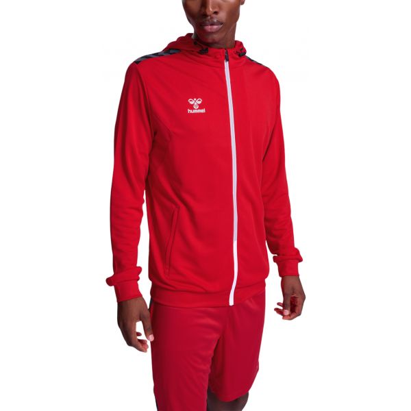 Hummel Sweatshirt com Capuz Hmlauthentic Pl Zip Hoodie 219979-3062 3XL Vermelho