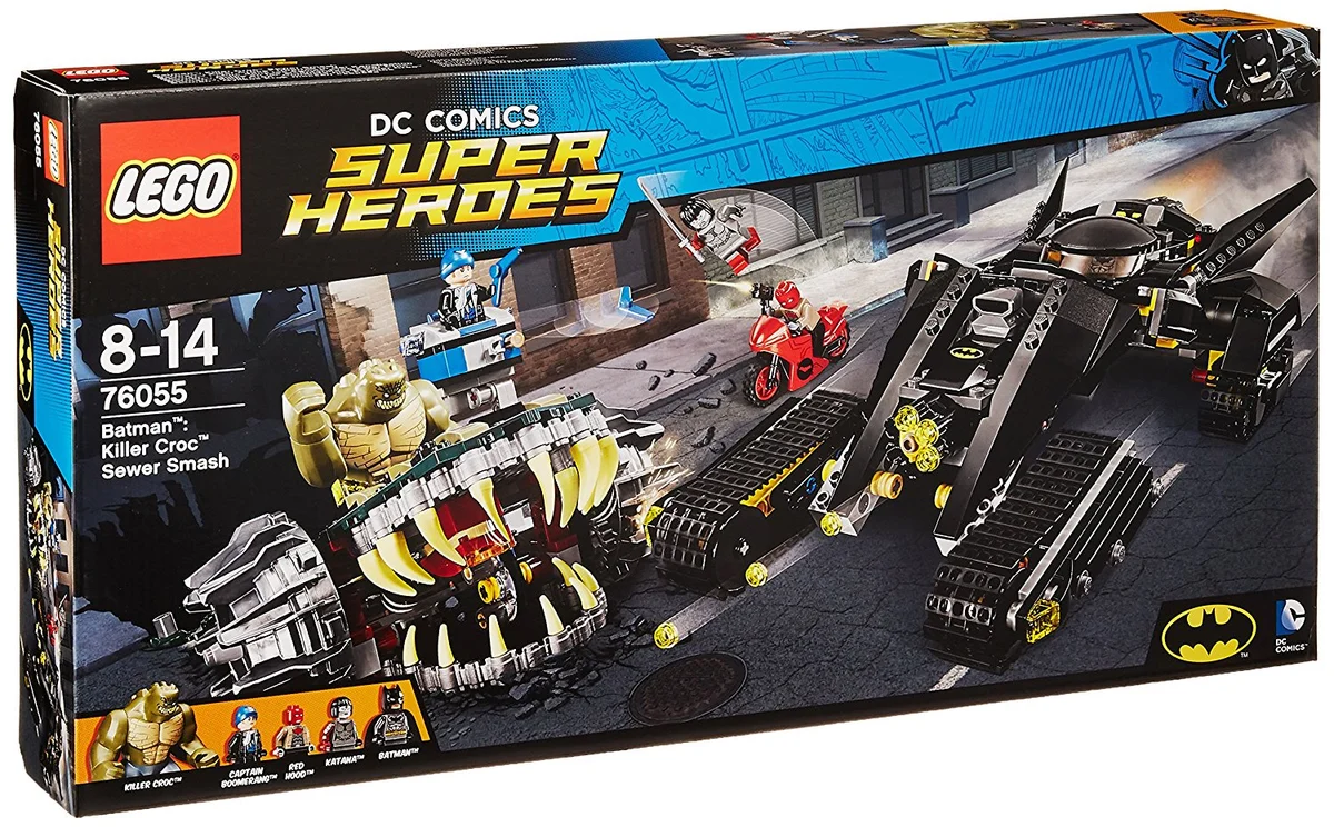 LEGO Super Heroes Batman Killer Croc Combate nos Esgotos - 76055