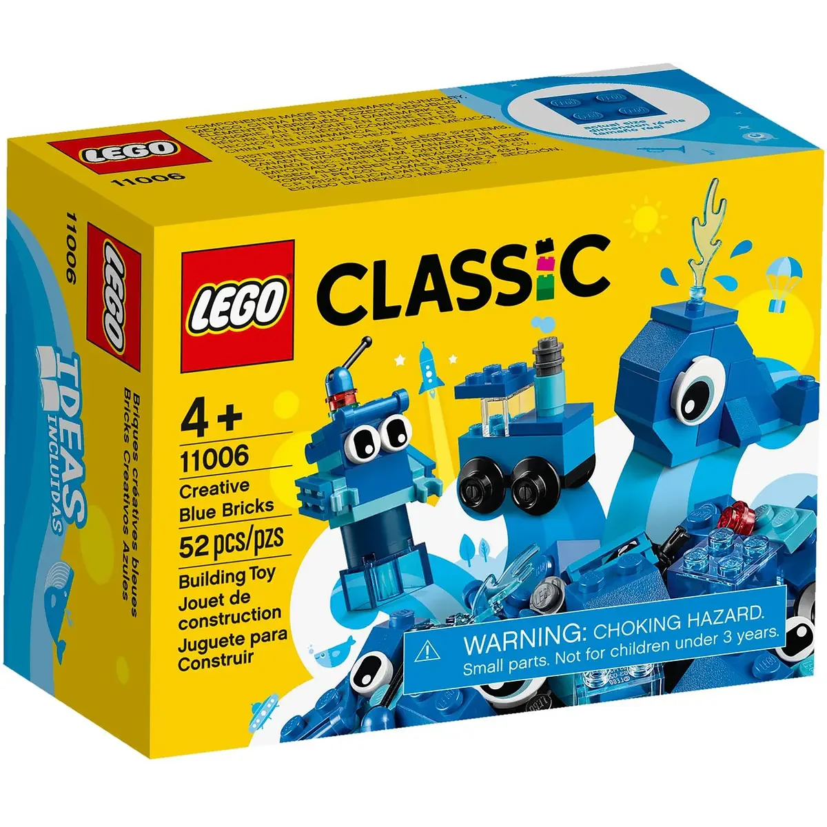 LEGO Classic Peças Azuis Criativas - 11006
