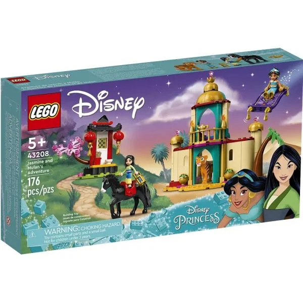 LEGO Disney A Aventura de Jasmine e Mulan - 43208