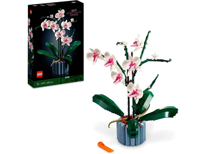 LEGO Botanical: Orquídea | Idades 18+ | 608 Peças | Item 10311