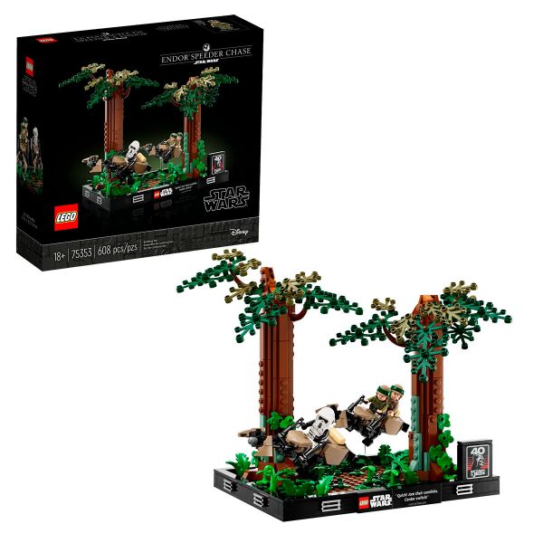 LEGO Star Wars: Diorama da Perseguição de Speeder de Endoor(TM) - 75353
