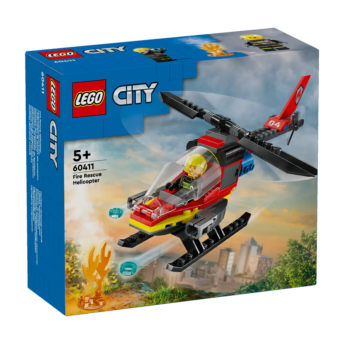 LEGO City Helicóptero de Resgate dos Bombeiros - 60411