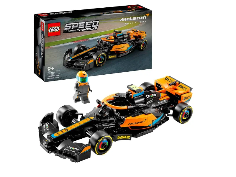 LEGO Speed Champions: Carro de Corrida F1® McLaren 2023 | Idades 9+ | 245 Peças | Item 76919
