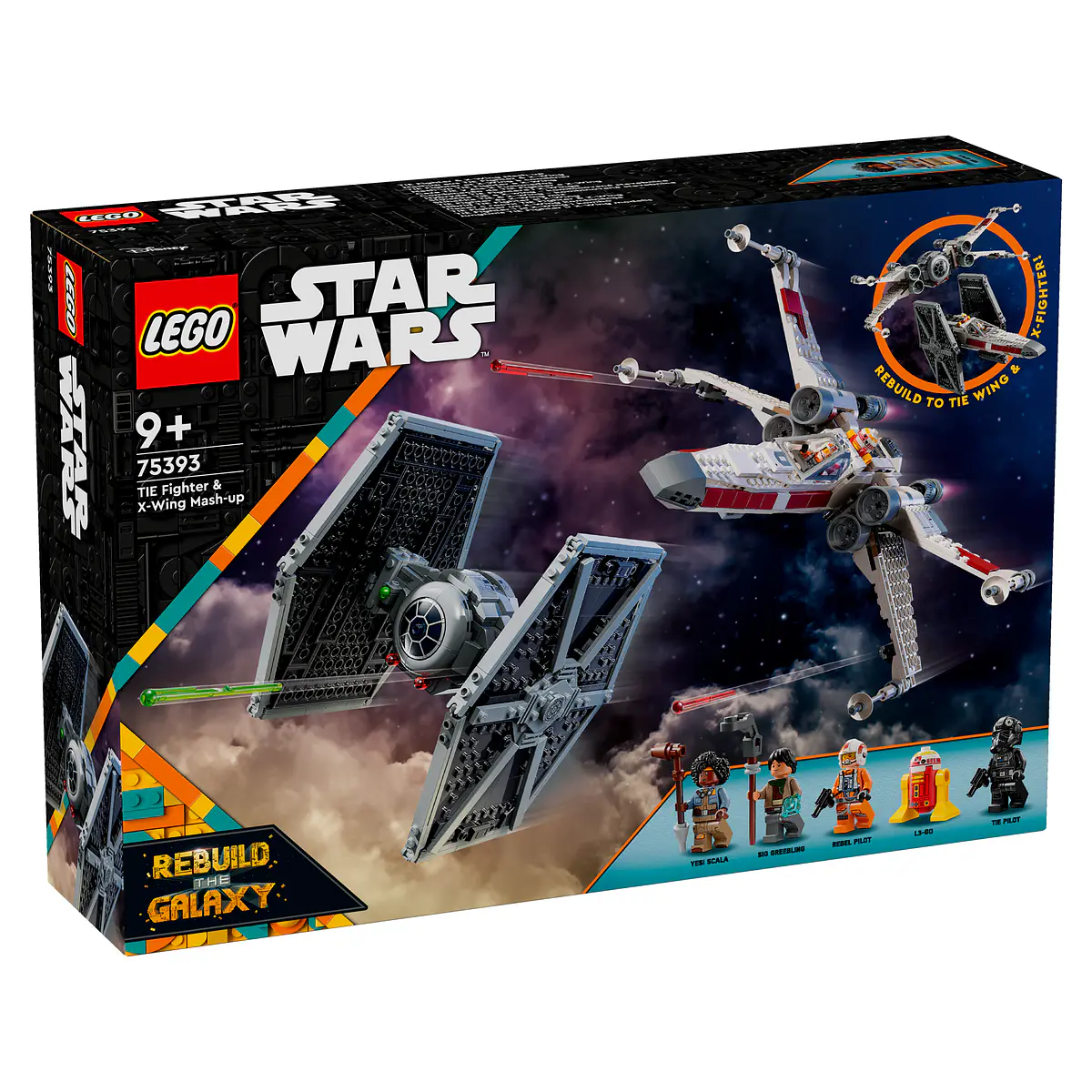LEGO Star Wars Combinação de TIE Fighter e X-Wing - 75393