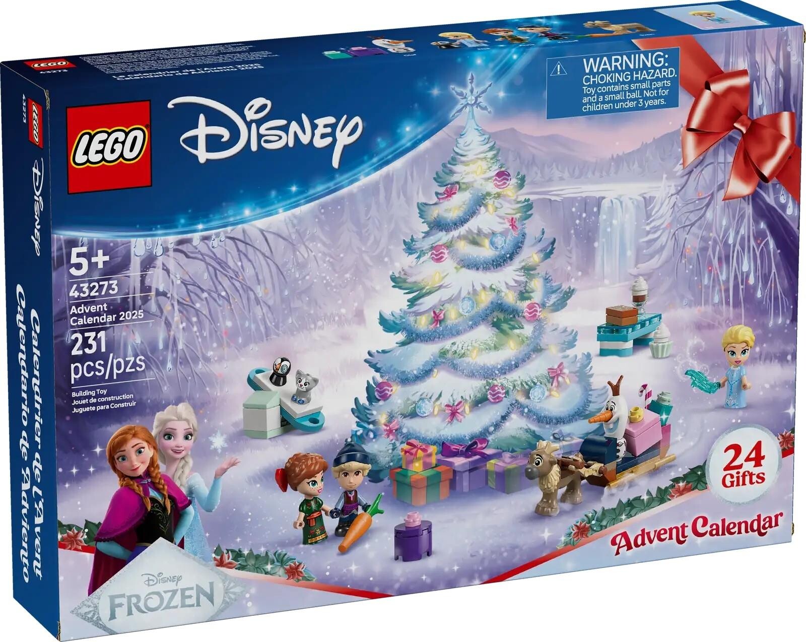 LEGO Disney Frozen Calendário do Advento 2025 - 43273