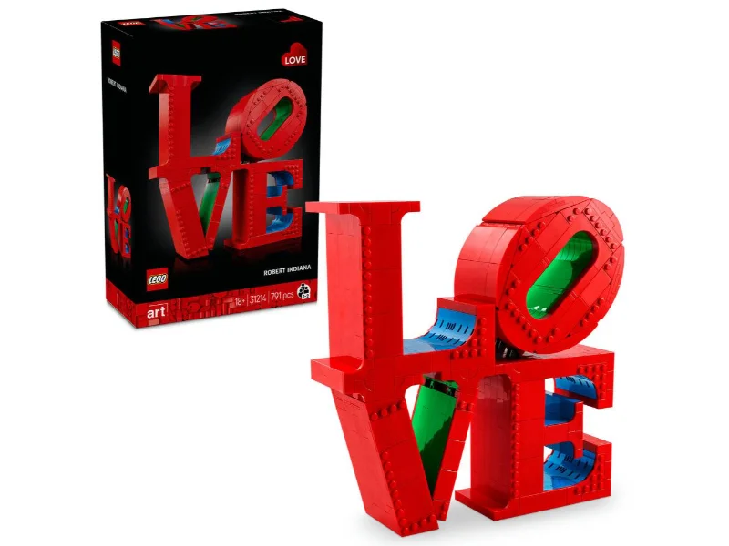 LEGO Art: LOVE | Idades 18+ | 791 Peças | Item 31214
