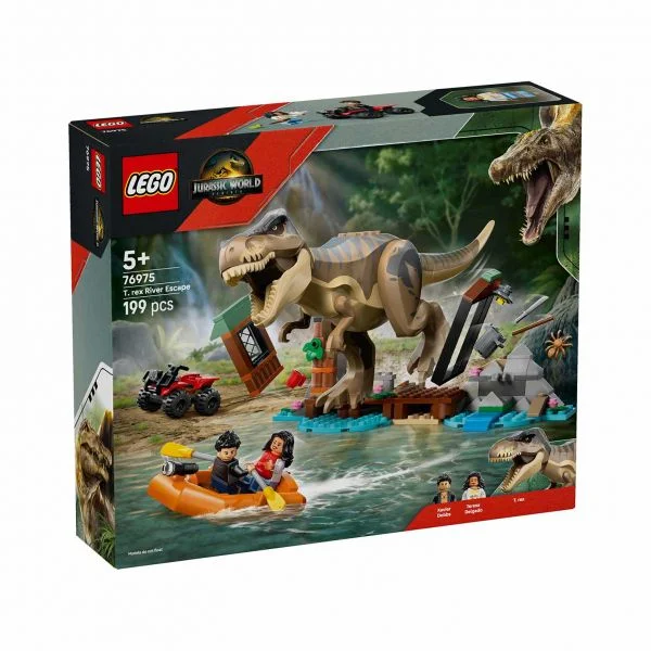LEGO Jurassic World Fuga Pelo Rio do T. Rex - 76975