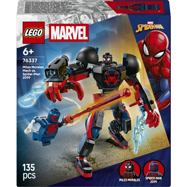 LEGO Marvel Robô do Miles Morales contra Spider-Man 2099 - 76337