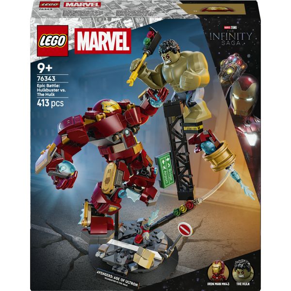 LEGO Marvel Batalha Épica: Hulkbuster contra Hulk - 76343