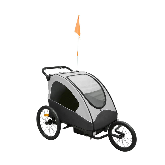 Atrelado Multifunções BabyTrold Roadrunner Black/Grey