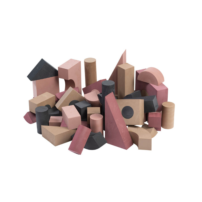 Blocos de Construção BabyTrold Foam blocks dusty rose