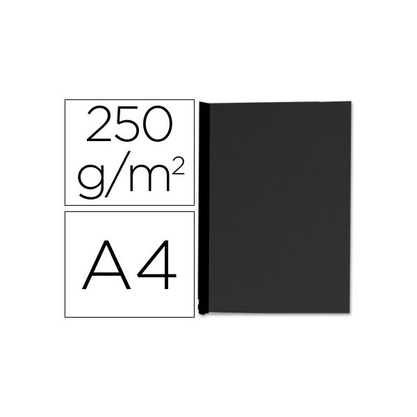 Q-Connect 100 un. Separadores Cartolina A4 250g Preto - KF00501