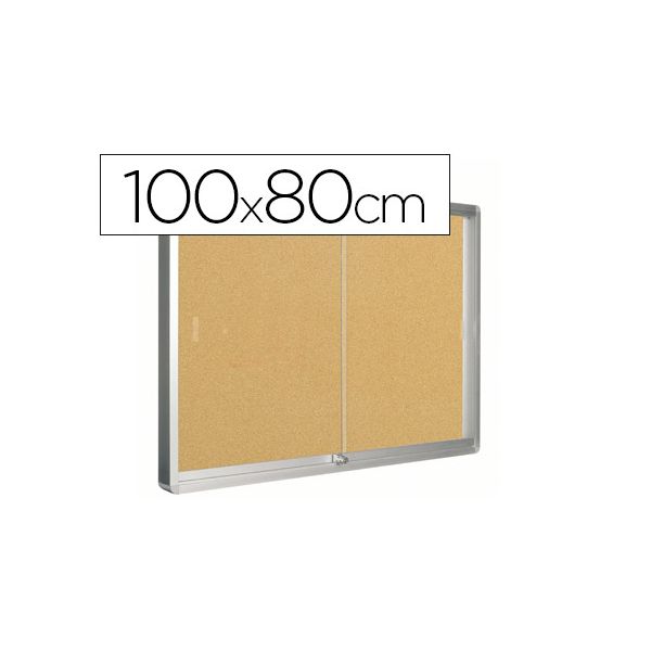 Q-Connect Vitrine de Parede 100x80cm - 26360