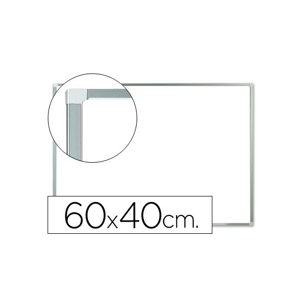 Q-Connect Quadro Branco Melamina 600x400mm Moldura Alumínio - KF04152