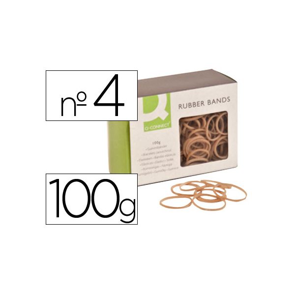 Q-Connect Pack Elásticos nº 4 100g - KF14692