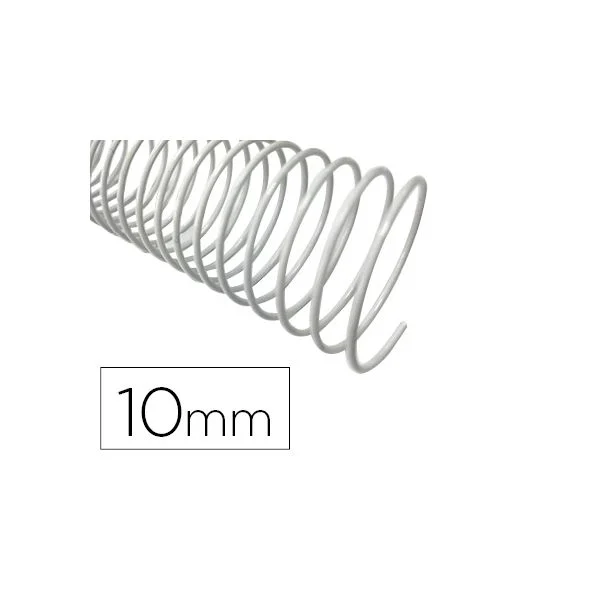 Q-connect Espiral Metálica Branco 64 5:1 10 mm 1 mm 200 un.