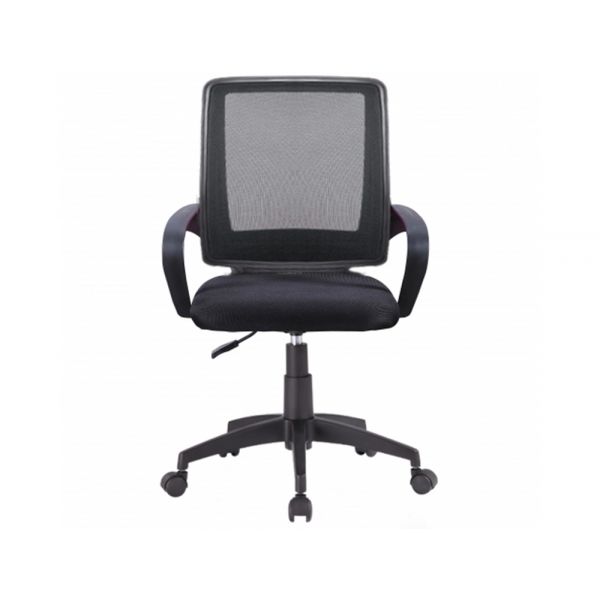 Q-connect Cadeira Encosto Médio Regulável em Altura 900+100mm x L 570mm x P 560mm Malha de Nylon - KF19010