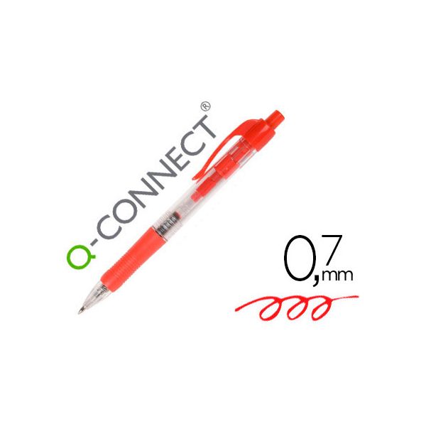 Q-Connect 10 Un. Esferográficas Vermelho - KF-00269