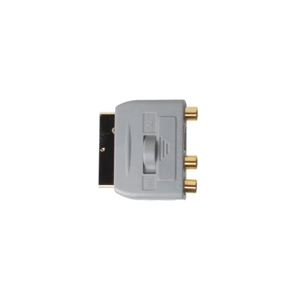Sinox Adaptador Scart M - S-video + 3x Rca F C/ Seletor In/out