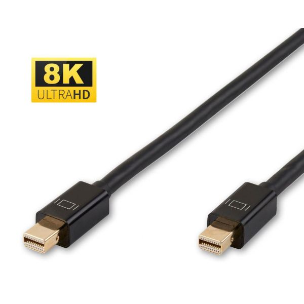 Microconnect MDPMDP2BV1.4 Cabo Mini DisplayPort para Mini DisplayPort 8K 60Hz 2m