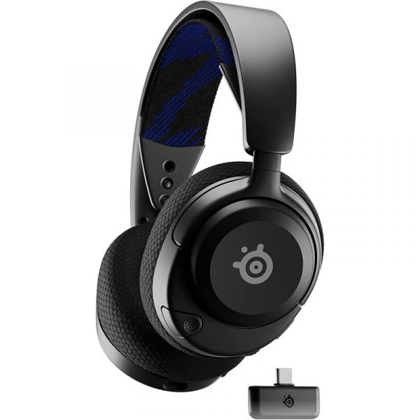 SteelSeries Arctis Nova 4P Headset Gaming Sem Fios com Cancelamento de Ruído