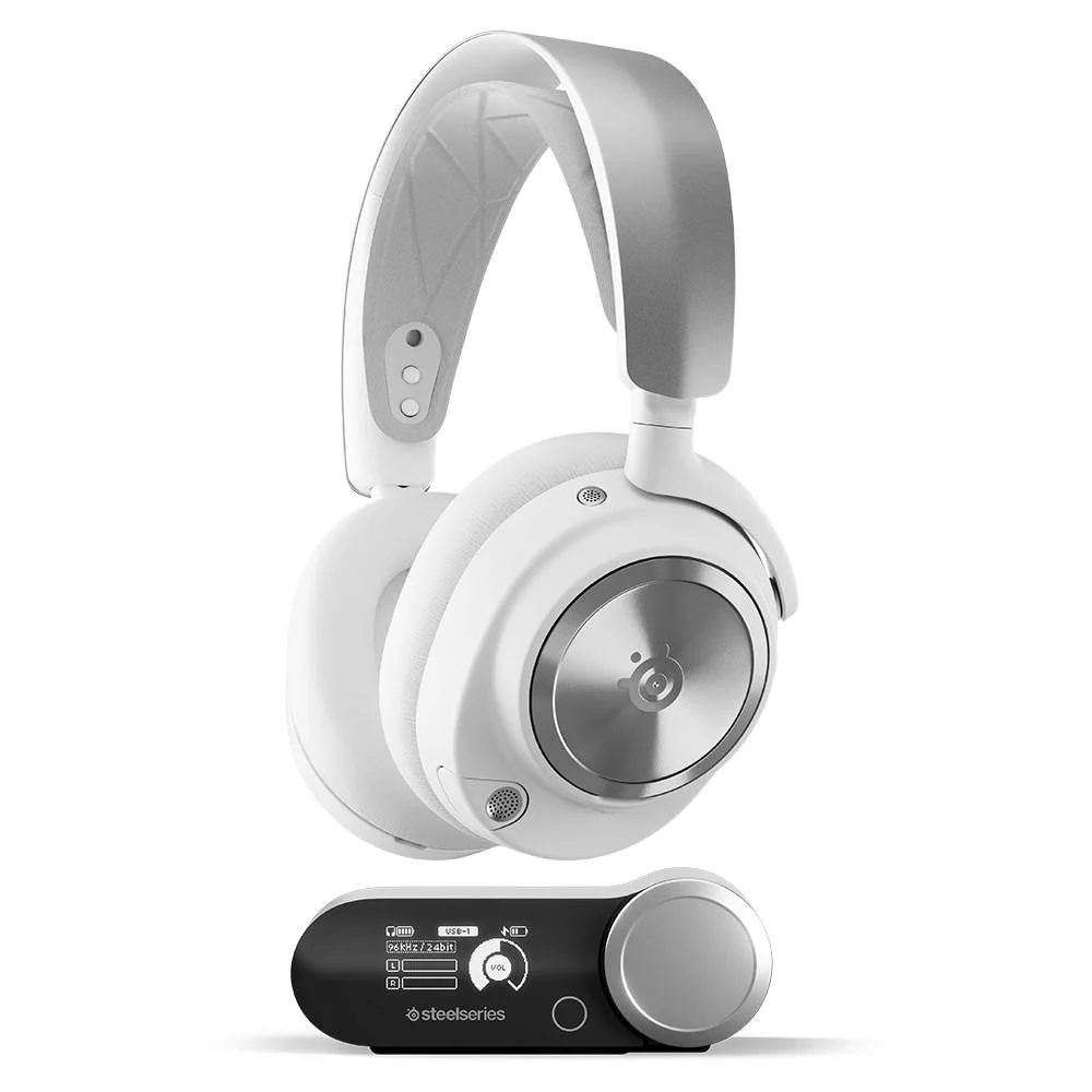 Headset SteelSeries Arctis Nova Pro Wireless/Bluetooth Branco