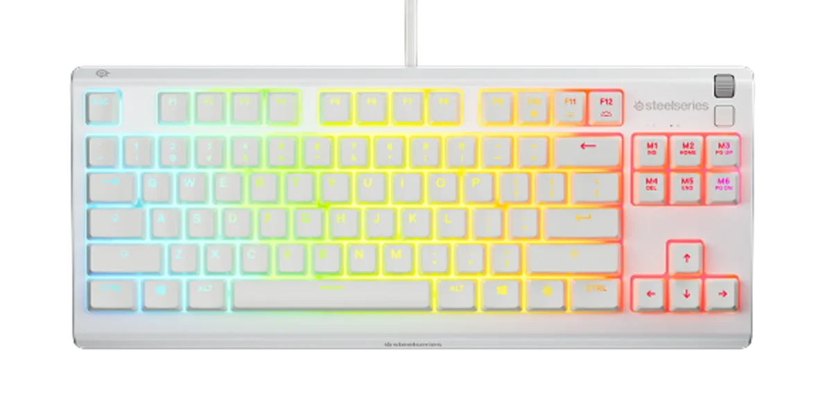 SteelSeries Apex 3 TKL Whisper Quiet Branco US