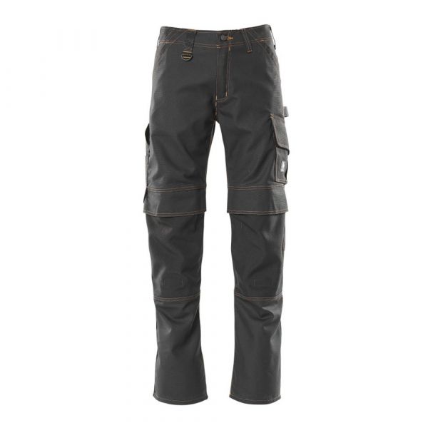 Mascot Young 11279 Big Trousers With Knee Pad Pockets Cinzento 47 / 35