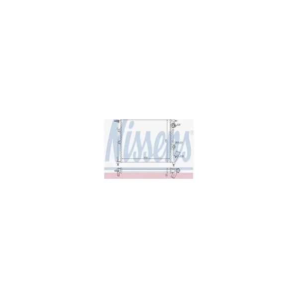 NISSENS - 63894 - Radiador, arrefecimento do motor - 5707286214644