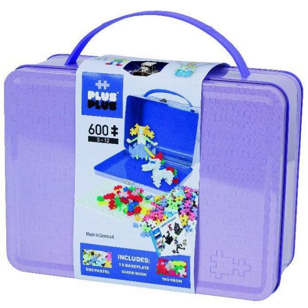 Plus-plus Caixa Metálica Pastel 600 Peças - 5710409103435