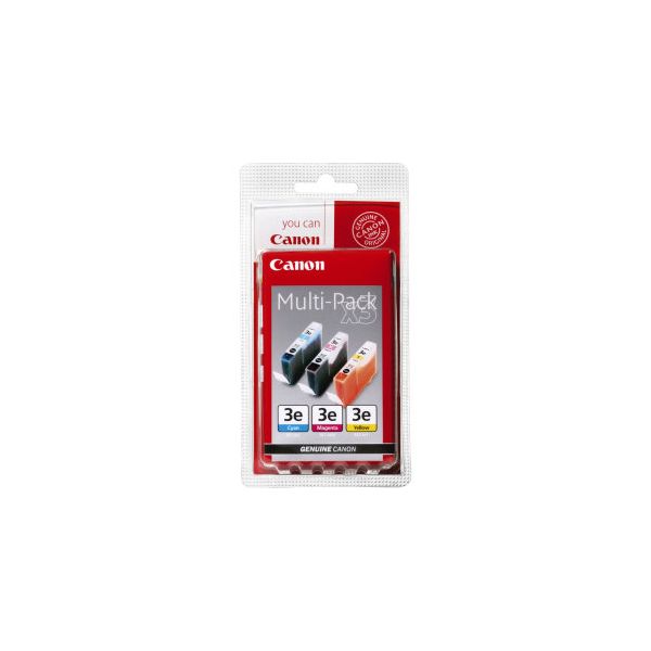 Tinteiro Canon BCI-3E C M Y Multipack Blister - 4480A265