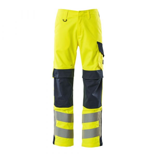 Mascot Multisafe 13879 Big Trousers With Knee Pad Pockets Amarelo 50 / 35