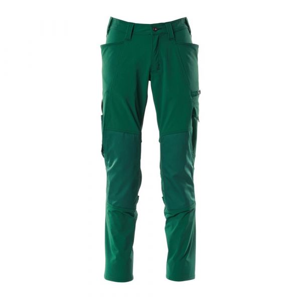 Mascot Accelerate 18079 Big Trousers With Knee Pad Pockets Verde 48 / 32