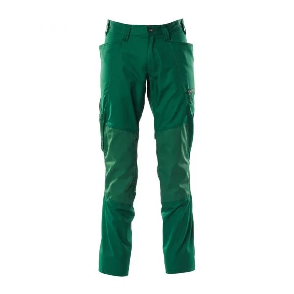 Mascot Accelerate 18379 Big Trousers With Knee Pad Pockets Verde 48 / 30