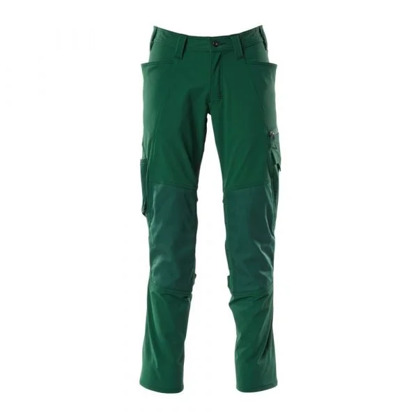 Mascot Accelerate 18479 Big Trousers With Knee Pad Pockets Verde 64 / 32