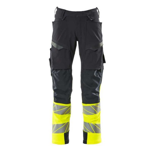 Mascot Accelerate Safe 19179 Big Trousers With Knee Pad Pockets Amarelo 62 / 32