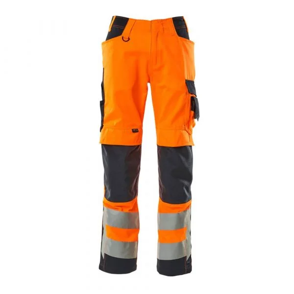 Mascot Safe Supreme 20879 Big Trousers With Knee Pad Pockets Laranja 50 / 30