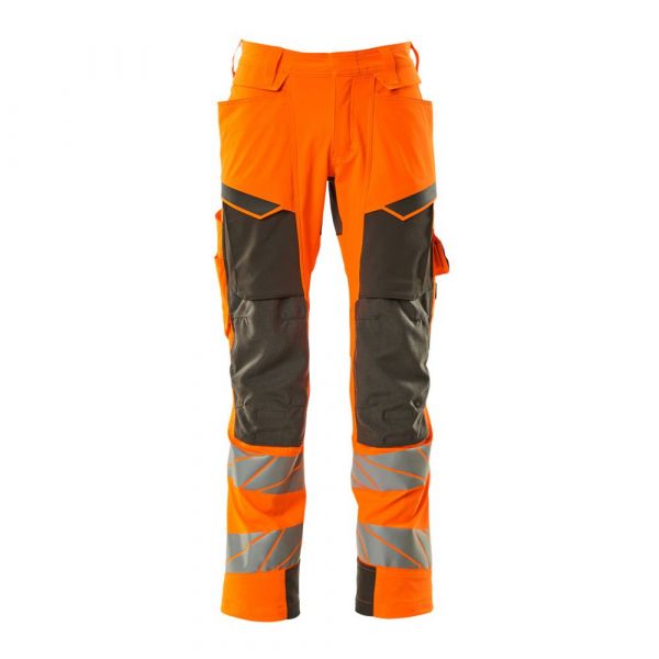 Mascot Accelerate Safe 19279 Big Trousers With Knee Pad Pockets Laranja 64 / 32