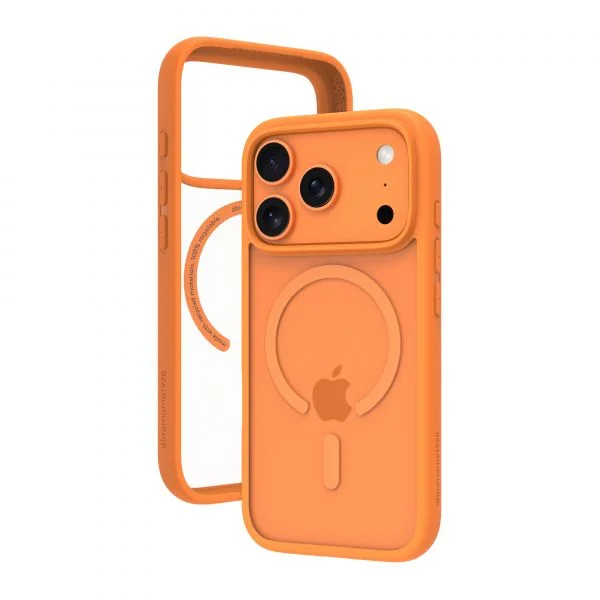 Dbramante1928 Capa para iPhone 17 Pro Clear/Orange